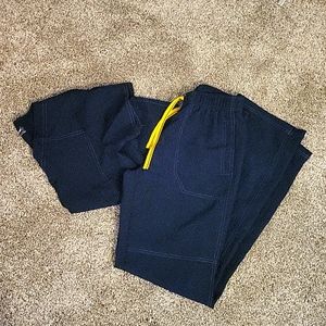 WonderWink navy scrub set